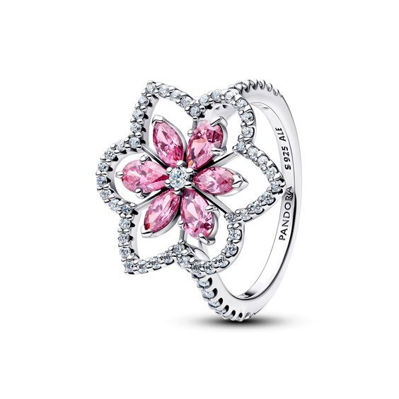 Anello Pandora Donna Stone Cluster in Argento Cubic Zirconia 194577C01-52 - 194577C01-52